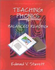 Cover of: Teaching phonics for balanced reading