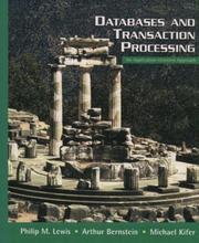 Cover of: Databases and Transaction Processing: An Application-Oriented Approach