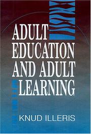Cover of: Adult Education and Adult Learning