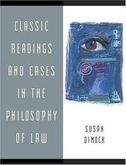 Cover of: Classic Readings and Cases in the Philosophy of Law