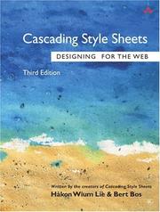 Cover of: Cascading Style Sheets by Håkon Wium Lie, Bert Bos