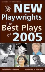 Cover of: New Playwrights: The Best Plays of 2005