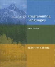 Cover of: Concepts of Programming Languages