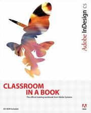 Cover of: Adobe InDesign CS Classroom in a Book by Adobe Systems Inc.