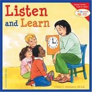 Cover of: Listen and Learn (Learning to Get Along, Book 2) by Cheri J. Meiners