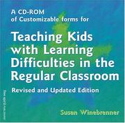 Cover of: Teaching Kids With Learning Difficulties in the Regular Classroom | Susan Winebrenner