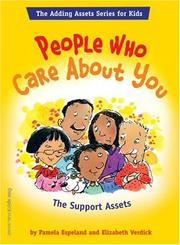Cover of: People Who Care About You: The Support Assets (The Adding Assets Series for Kids)