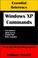 Cover of: Essential Windows XP commands reference