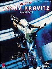 Cover of: Best of Lenny Kravitz for Guitar  Edition (Essential Groups & Artists)