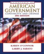 Cover of: Essentials of American Government: Continuity and Change 2004 Edition w/LP.com 2.0 (6th Edition)
