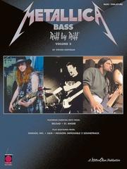Cover of: Metallica Bass Riff by Riff, Volume 2 (Riff by Riff)