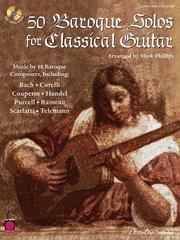 Cover of: 50 Baroque Solos for Classical Guitar