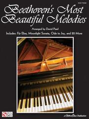 Cover of: Beethoven's Most Beautiful Melodies