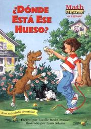 Cover of: Donde Esta Ese Hueso? / Where's That Bone?