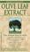 Cover of: Olive Leaf Extract