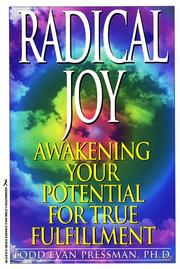 Cover of: Radical joy | Todd Evan Pressman