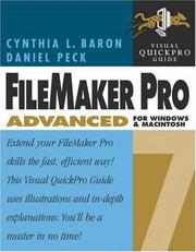 FileMaker Pro 7 Advanced for Windows and Macintosh by Cynthia Baron