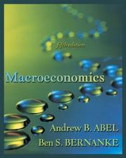 Cover of: Macroeconomics with MyEconLab Student Access Kit (5th Edition) by Andrew B. Abel, Ben S. Bernanke
