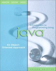 Cover of: Introduction to Programming Using Java: An Object-Oriented Approach (2nd Edition)
