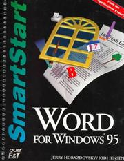 Cover of: Word for Windows 95 SmartStart