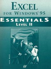 Cover of: Excel for Windows 95.