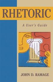 Cover of: Rhetoric: A User's Guide