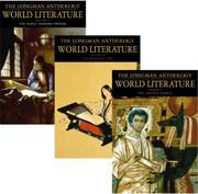 Cover of: The Longman Anthology of World Literature Volume I (A, B, C): The Ancient World, The Medieval Era, and The Early Modern Period