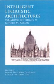 Cover of: Intelligent Linguistic Architectures: Variations on Themes by Ronald M. Kaplan