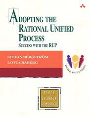 Cover of: Adopting the Rational Unified Process by Stefan Bergström, Lotta Råberg