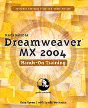 Cover of: Macromedia Dreamweaver MX 2004 Hands-On Training by Garo Green
