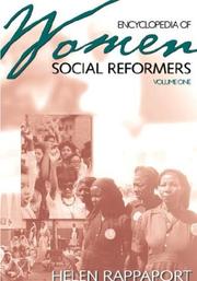 Cover of: Encyclopedia of Women Social Reformers by 