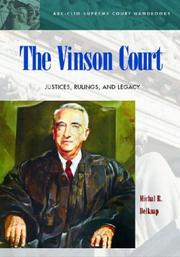 Cover of: The Vinson Court by 