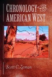 Cover of: Chronology of the American West: from 23,000 B.C.E. through the twentieth century