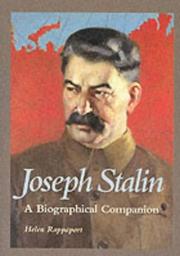 Cover of: Josef Stalin by Helen Rappaport