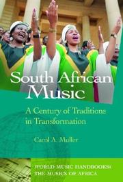 Cover of: South African Music: A Century of Traditions in Transformation (World Music Series)