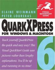 QuarkXPress 6 for Macintosh and Windows by Elaine Weinmann