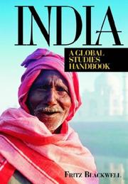 Cover of: India by Fritz Blackwell