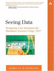 Cover of: Seeing Data by Rebecca M. Riordan