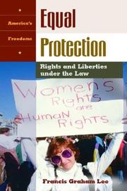 Cover of: Equal protection: rights and liberties under the law