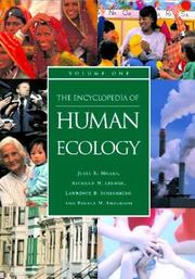 Cover of: The Encyclopedia of Human Ecology (2 vol. set) by Richard M. Lerner, Lawrence B. Schiamberg, Pamela M. Anderson