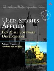 Cover of: User Stories Applied by Mike Cohn