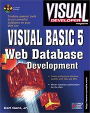 Cover of: Visual BASIC 5: web database development