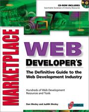 Cover of: Web developer's marketplace by Dan Wesley