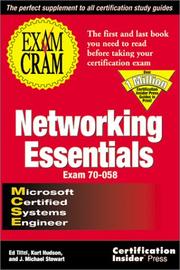 Cover of: MCSE networking essentials exam cram