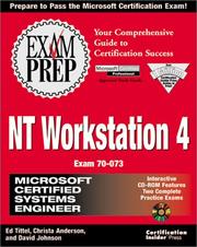 Cover of: NT Workstation 4 by Ed Tittel