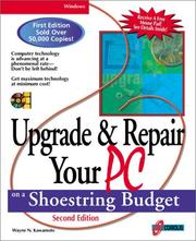 Cover of: Upgrade & repair your PC on a shoestring budget by Wayne N. Kawamoto