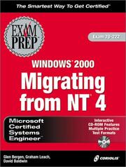 Cover of: MCSE Migrating from NT4 to Windows 2000 Exam Prep (Exam: 70-222)