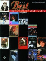 Cover of: The Best in Popular Sheet Music: Piano/Vocal/Chords