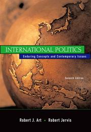 Cover of: International Politics by Robert J. Art, Robert Jervis