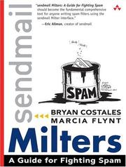 Cover of: sendmail Milters: A Guide for Fighting Spam